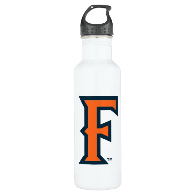 Cal State Fullerton Logo Stainless Steel Water Bottle (Front)