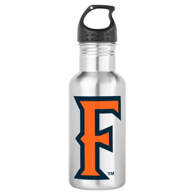 Cal State Fullerton Logo Stainless Steel Water Bottle (Front)