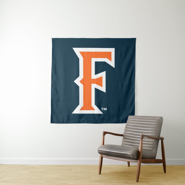 Cal State Fullerton Logo Tapestry (In Situ)
