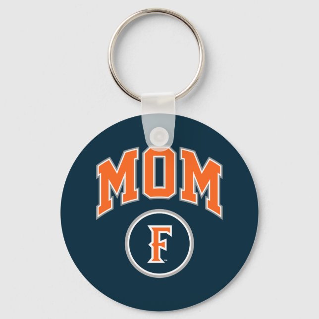 Cal State Fullerton Mom Keychain (Front)