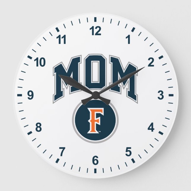 Cal State Fullerton Mom Large Clock (Front)