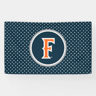 Cal State Fullerton Polka Dot Banner