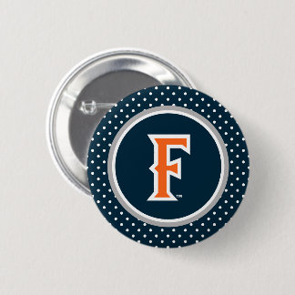 Cal State Fullerton Polka Dot Button
