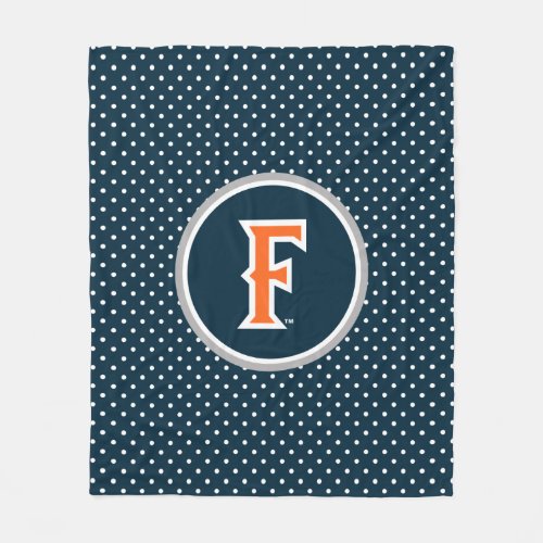 Cal State Fullerton Polka Dot Fleece Blanket