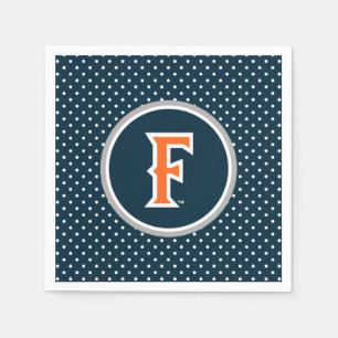 Cal State Fullerton Polka Dot Napkins