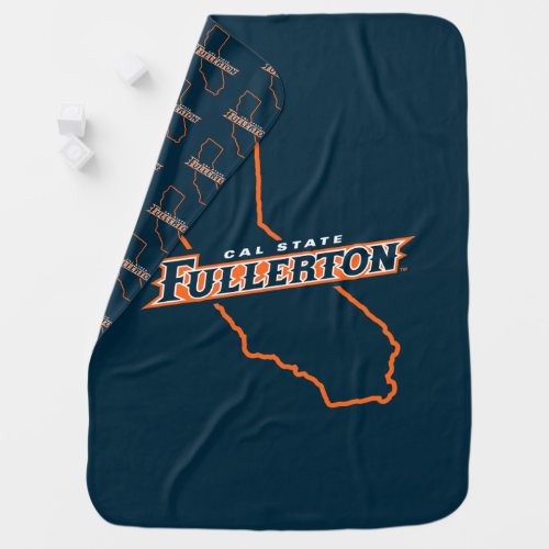 Cal State Fullerton State Love Baby Blanket