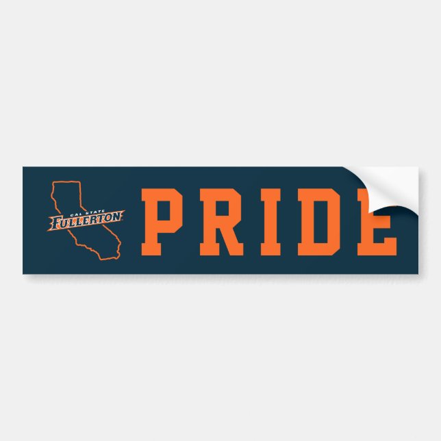 Cal State Fullerton State Love Bumper Sticker (Front)