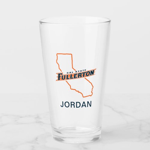 Cal State Fullerton State Love Glass