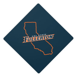 Cal State Fullerton State Love Graduation Cap Topper | Zazzle
