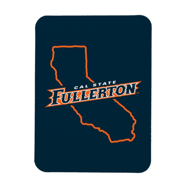 Cal State Fullerton State Love Magnet (Vertical)