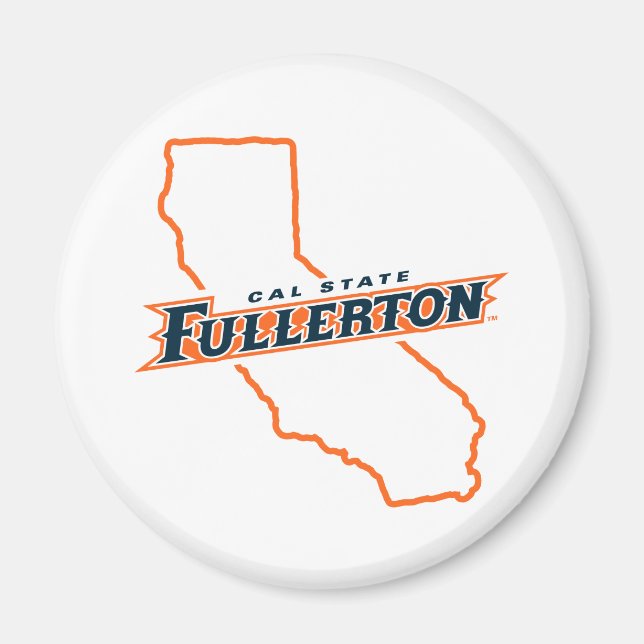Cal State Fullerton State Love Magnet (Front)