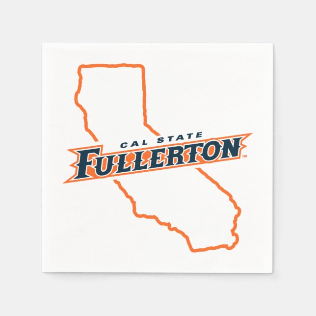 Cal State Fullerton State Love Napkins (Front)