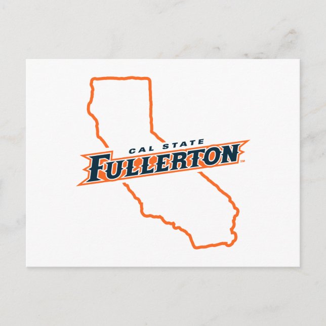 Cal State Fullerton State Love Postcard (Front)