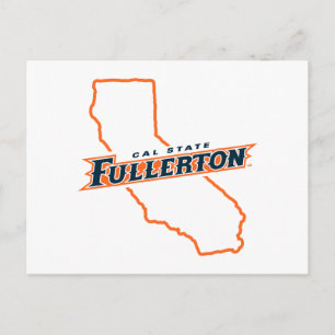 Cal State Fullerton State Love Postcard