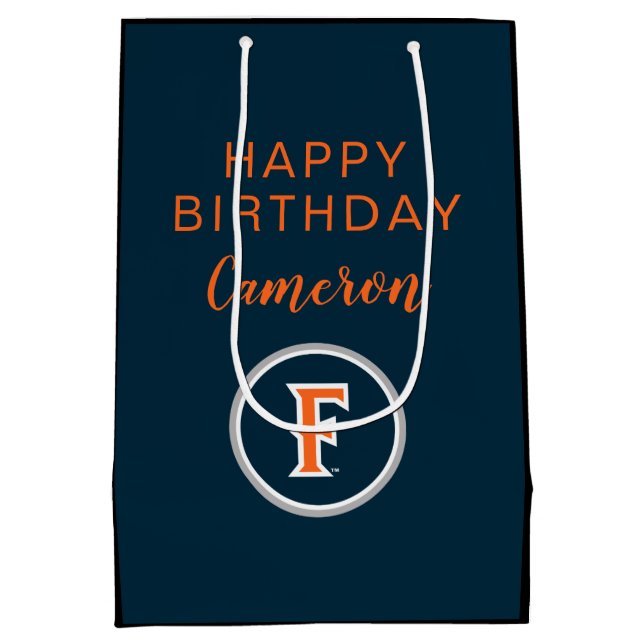 Cal State Logo Medium Gift Bag (Back)