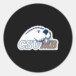 Cal State Monterey Bay Otters Icon Classic Round Sticker
