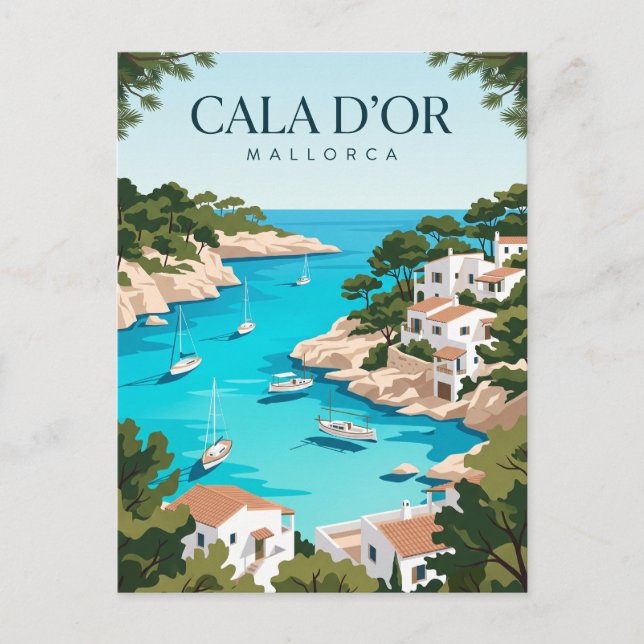 Cala d'Or Spain Postcard (Front)