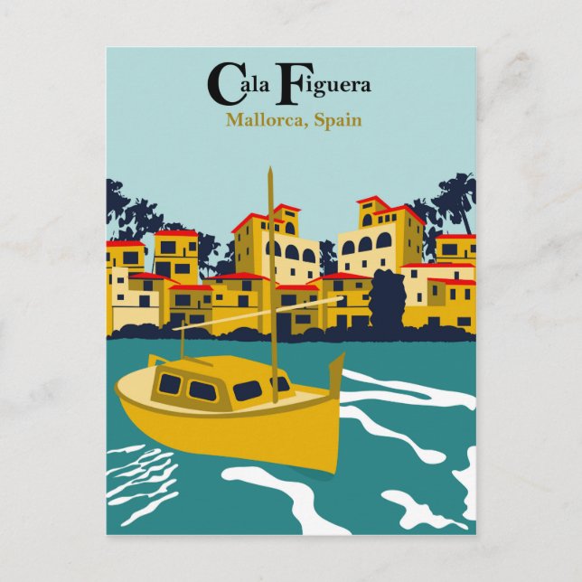 Cala Figuera, Mallorca, Spain Postcard (Front)