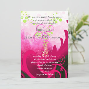 Cala Lily Flower Wedding Invitation