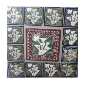 Cala Lily Mexican Tiles by beautyofmexico at Zazzle