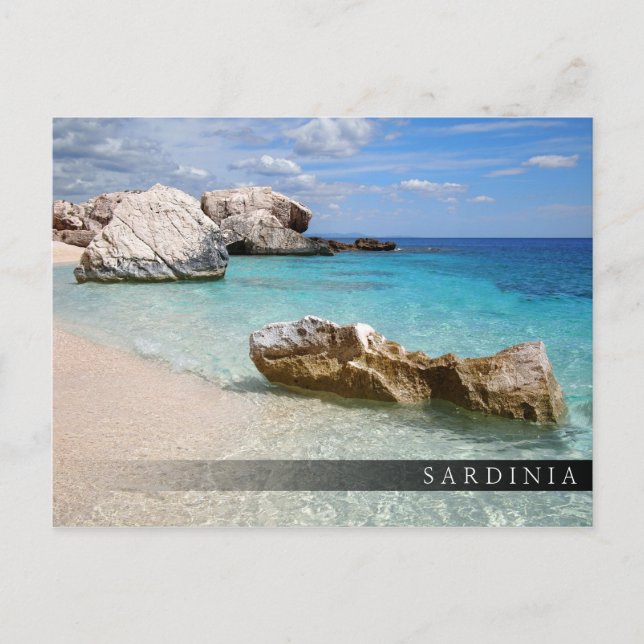 Cala Mariolu beach, Sardinia bar postcard (Front)