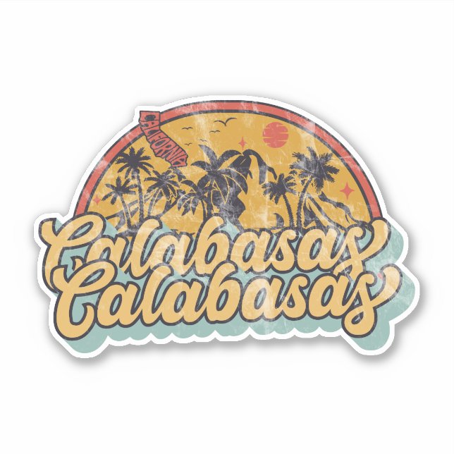 Calabasas, California Sticker (Front)