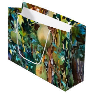Calabash Tree Gourds In Autumn Acrylic Art Large Gift Bag