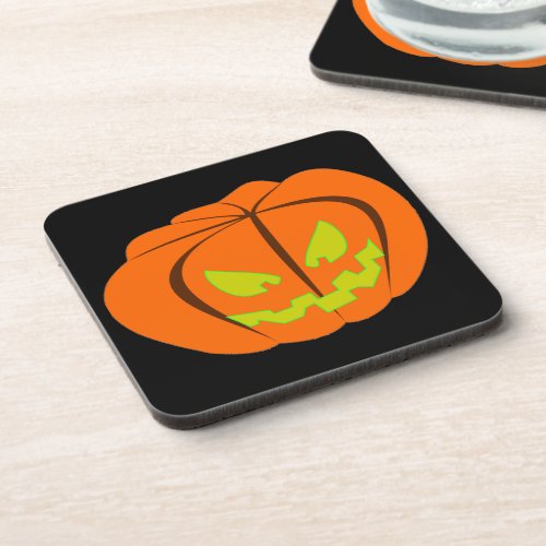 Calabaza de Halloween Beverage Coaster