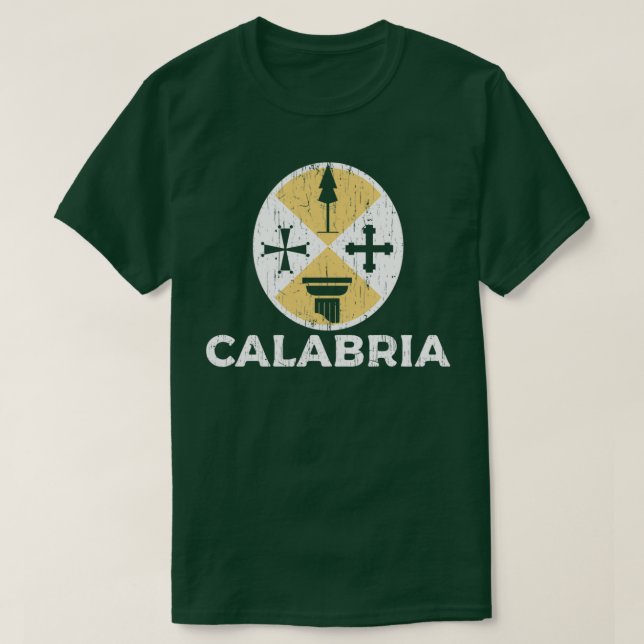 Calabria Coat of Arms T-Shirt (Design Front)