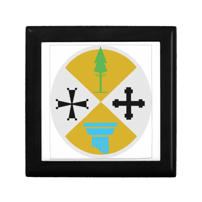 Calabria (Italy) Coat of Arms Keepsake Box (Front)