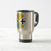 Calabria (Italy) Coat of Arms Travel Mug (Front Right)