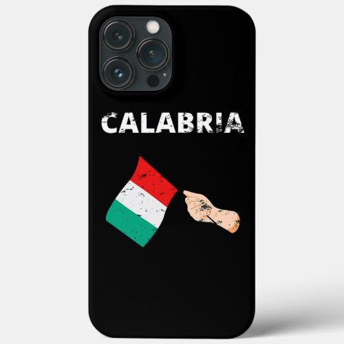 Calabria italy europe calabrese Men Women retro iPhone 13 Pro Max Case