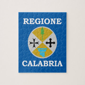 Calabria (Italy) Flag Jigsaw Puzzle