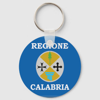 Calabria (Italy) Flag Keychain