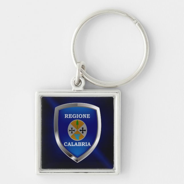 Calabria Mettalic Emblem Keychain (Front)