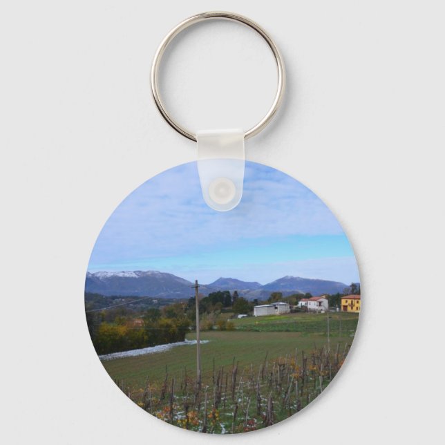 Calabrian Vineyard Keychain (Front)