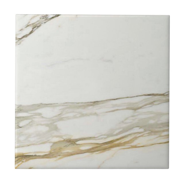 Calacatta Marble Pattern 3 Ceramic Tile (Front)