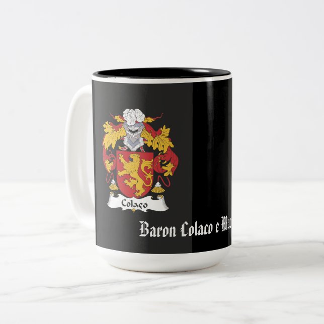 "Calaco" Two-Tone Coffee Mug (Front Left)
