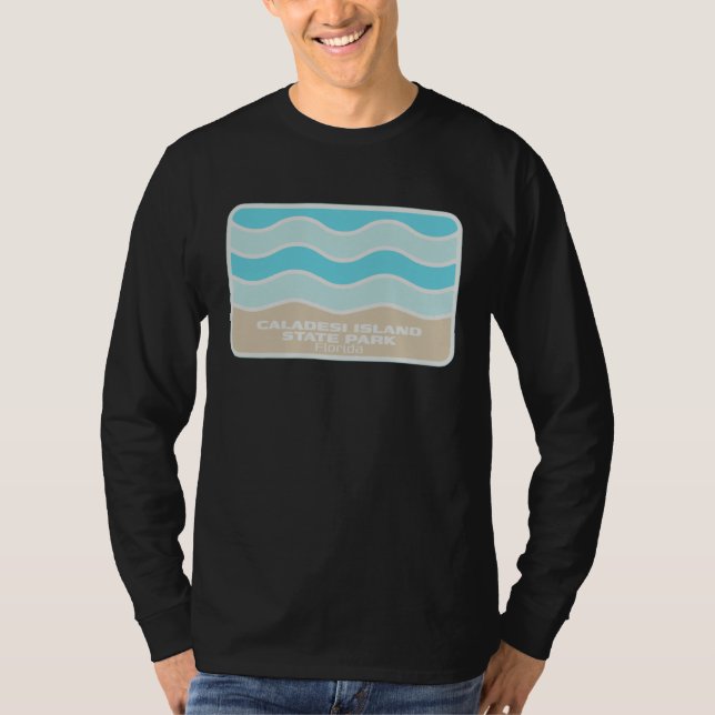 Caladesi Island State Park Florida Retro FL Beach  T-Shirt (Front)
