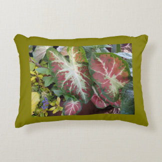 Caladium Garden  Accent Pillow