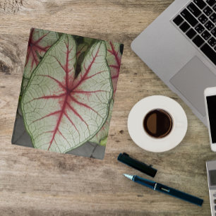 Caladium Leaf Pattern Floral Mini Binder