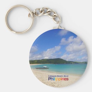 Calaguas Beach Bicol Philippines Keychain