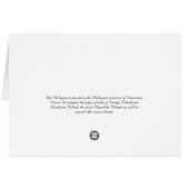 Calaguas Island in Philippines Cards (Back Horizontal)