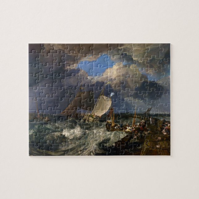 Calais Pier by Joseph Mallord William Turner Jigsaw Puzzle (Horizontal)