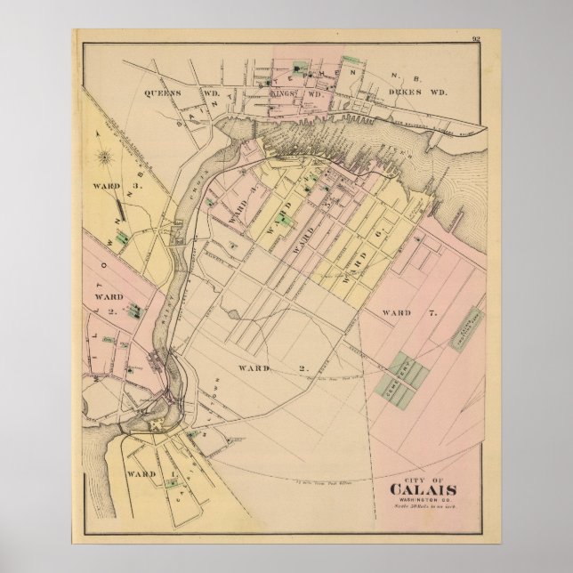 Calais, Washington County Poster (Front)