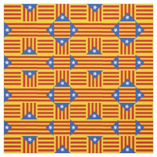 Calalonia & Catalan Flag fashion, travel/sports Fabric