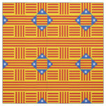 Calalonia &amp; Catalan Flag fashion, travel/sports v3 Fabric