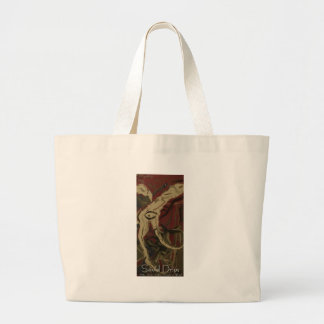 calamari drips large tote bag
