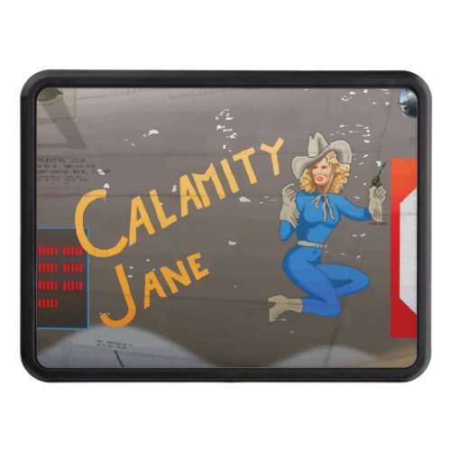 Calamity Jane B_24 Nose Art Vintage Fuselage Hitch Cover