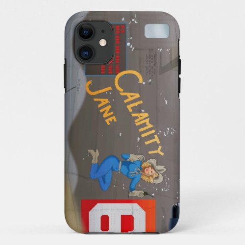 Calamity Jane B_24 Nose Art Vintage Fuselage iPh iPhone 11 Case